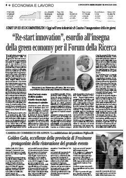 BPF Presenta Terra Mia al restart innovation a Cassino