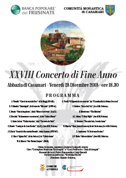 XXVIII Concerto Fine Anno Abbazia Casamari 2018